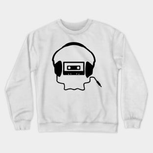 Headphone Skull Tape Crewneck Sweatshirt